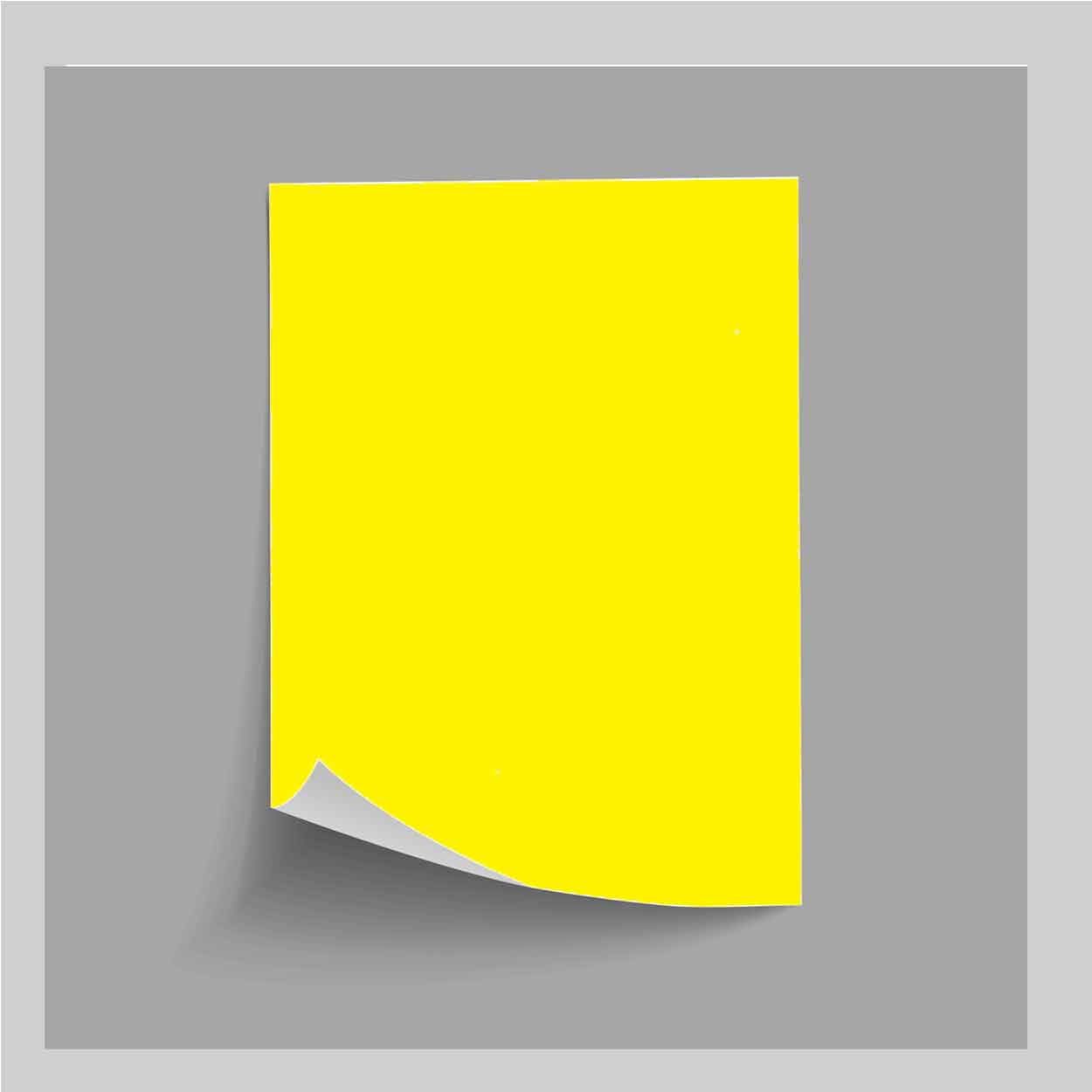 L'Imprimeur d'affiche jaune fluo formats sur mesure!